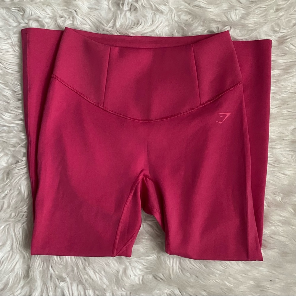 Gymshark Studio 7/8 Leggings Women’s Size Small Hibiscus Pink
